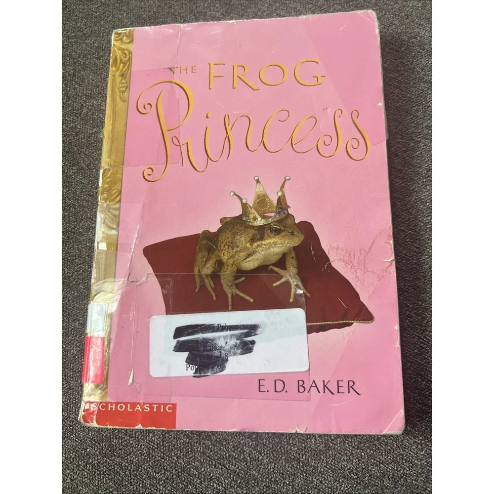 Scholastic The Frog Princess Book Kids OS Pink E.D. Baker Paperback 0439591015